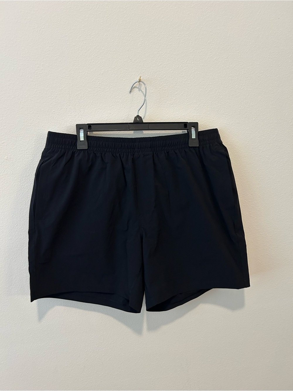 Men's Black Athletic Shorts - Lightweight Performance